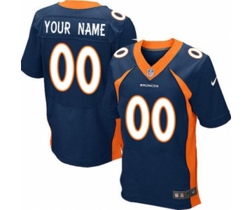 Men Nike nfl Jerseys Denver Broncos Customized Elite Blue Jersey