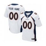 Men Nike nfl Jerseys Denver Broncos Customized Elite White Jersey