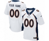 Men Nike nfl Jerseys Denver Broncos Customized Elite White Jersey