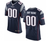 Men Nike nfl jerseys New England Patriots Customized Elite Blue Jersey