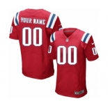 Men Nike nfl jerseys New England Patriots Customized Elite Red Jersey