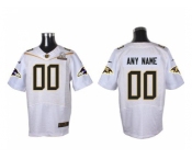 Nike Baltimore Ravens Customized white 2016 Pro Bowl Men's Stitched Jerseys[Elite]