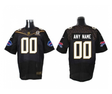 Nike Buffalo Bills Customized Black 2016 Pro Bowl Men's Stitched Jerseys[Elite]