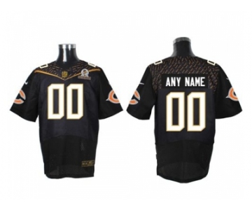 Nike Chicago Bears Customized Black 2016 Pro Bowl Men's Stitched Jerseys(Elite)