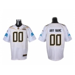 Nike Detroit Lions Customized white 2016 Pro Bowl Men's Stitched Jerseys[Elite]