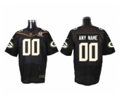 Nike Green Bay Packers Customized Black 2016 Pro Bowl Men's Stitched Jerseys[Elite]