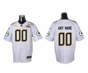 Nike Green Bay Packers Customized white 2016 Pro Bowl Men's Stitched Jerseys(Elite)