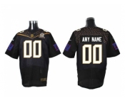 Nike New York Giants Customized Black 2016 Pro Bowl Men's Stitched Jerseys[Elite]