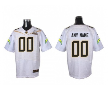 Nike San Diego Chargers Customized white 2016 Pro Bowl Men's Stitched Jerseys[Elite]