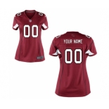 Women Nike Nfl Jerseys Arizona Cardinals Customized Red Jersey