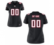 Women Nike Nfl Jerseys Atlanta Falcons Customized Black Jersey