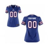 Women Nike Nfl Jerseys Buffalo Bills Customized Blue Jersey