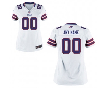 Women Nike Nfl Jerseys Buffalo Bills Customized White Jersey