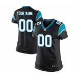 Women Nike Nfl Jerseys Carolina Panthers Customized Black Jersey