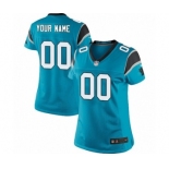 Women Nike Nfl Jerseys Carolina Panthers Customized Blue Jersey