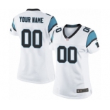 Women Nike Nfl Jerseys Carolina Panthers Customized White Jersey