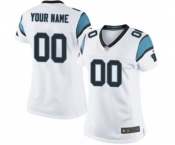 Women Nike Nfl Jerseys Carolina Panthers Customized White Jersey