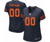 Women Nike Nfl Jerseys Chicago Bears Customized Alternate Blue Jersey