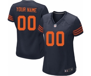 Women Nike Nfl Jerseys Chicago Bears Customized Alternate Blue Jersey