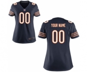 Women Nike Nfl Jerseys Chicago Bears Customized Blue Jersey