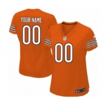 Women Nike Nfl Jerseys Chicago Bears Customized Orange Jersey