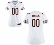 Women Nike Nfl Jerseys Chicago Bears Customized White Jersey