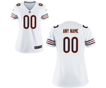 Women Nike Nfl Jerseys Chicago Bears Customized White Jersey