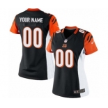 Women Nike Nfl Jerseys Cincinnati Bengals Customized Black Jersey