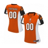 Women Nike Nfl Jerseys Cincinnati Bengals Customized Orange Jersey