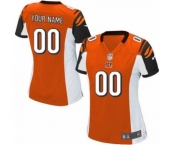 Women Nike Nfl Jerseys Cincinnati Bengals Customized Orange Jersey