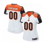 Women Nike Nfl Jerseys Cincinnati Bengals Customized White Jersey