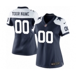 Women Nike Nfl Jerseys Dallas Cowboys Customized Thankgivings Blue Jersey