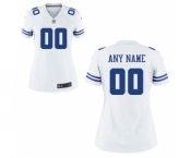 Women Nike Nfl Jerseys Dallas Cowboys Customized White Jersey