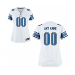 Women Nike Nfl Jerseys Detroit Lions Customized White Jersey