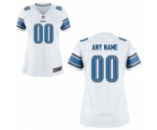 Women Nike Nfl Jerseys Detroit Lions Customized White Jersey