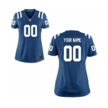 Women Nike Nfl Jerseys Indianapolis Colts Customized Blue Jersey