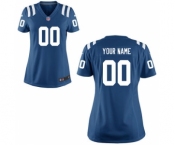 Women Nike Nfl Jerseys Indianapolis Colts Customized Blue Jersey