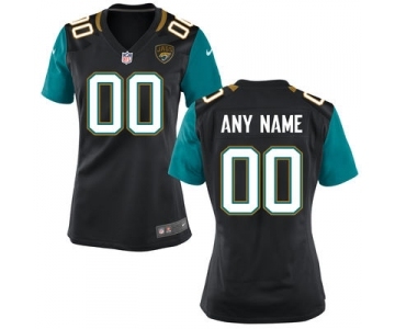 Women Nike Nfl Jerseys Jacksonville Jaguars Customized Black Jersey