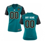 Women Nike Nfl Jerseys Jacksonville Jaguars Customized Green Jersey