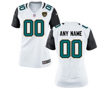 Women Nike Nfl Jerseys Jacksonville Jaguars Customized White Jersey