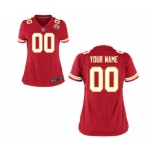 Women Nike Nfl Jerseys Kansas City Chiefs Customized Red Jersey