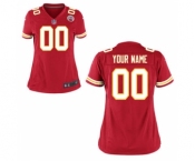 Women Nike Nfl Jerseys Kansas City Chiefs Customized Red Jersey