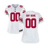 Women Nike Nfl Jerseys New York Giants Customized White Jersey