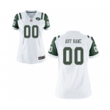 Women Nike Nfl Jerseys New York Jets Customized White Jersey