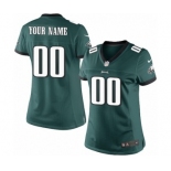 Women Nike Nfl Jerseys Philadelphia Eagles Customized Green Jersey