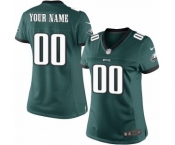 Women Nike Nfl Jerseys Philadelphia Eagles Customized Green Jersey