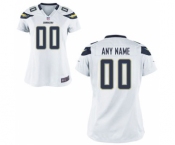 Women Nike Nfl Jerseys San Diego Chargers Customized White Jersey