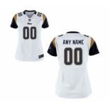 Women Nike Nfl Jerseys St. Louis Rams Customized White Jersey