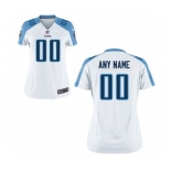 Women Nike Nfl Jerseys Tennessee Titans Customized White Jersey