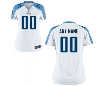 Women Nike Nfl Jerseys Tennessee Titans Customized White Jersey